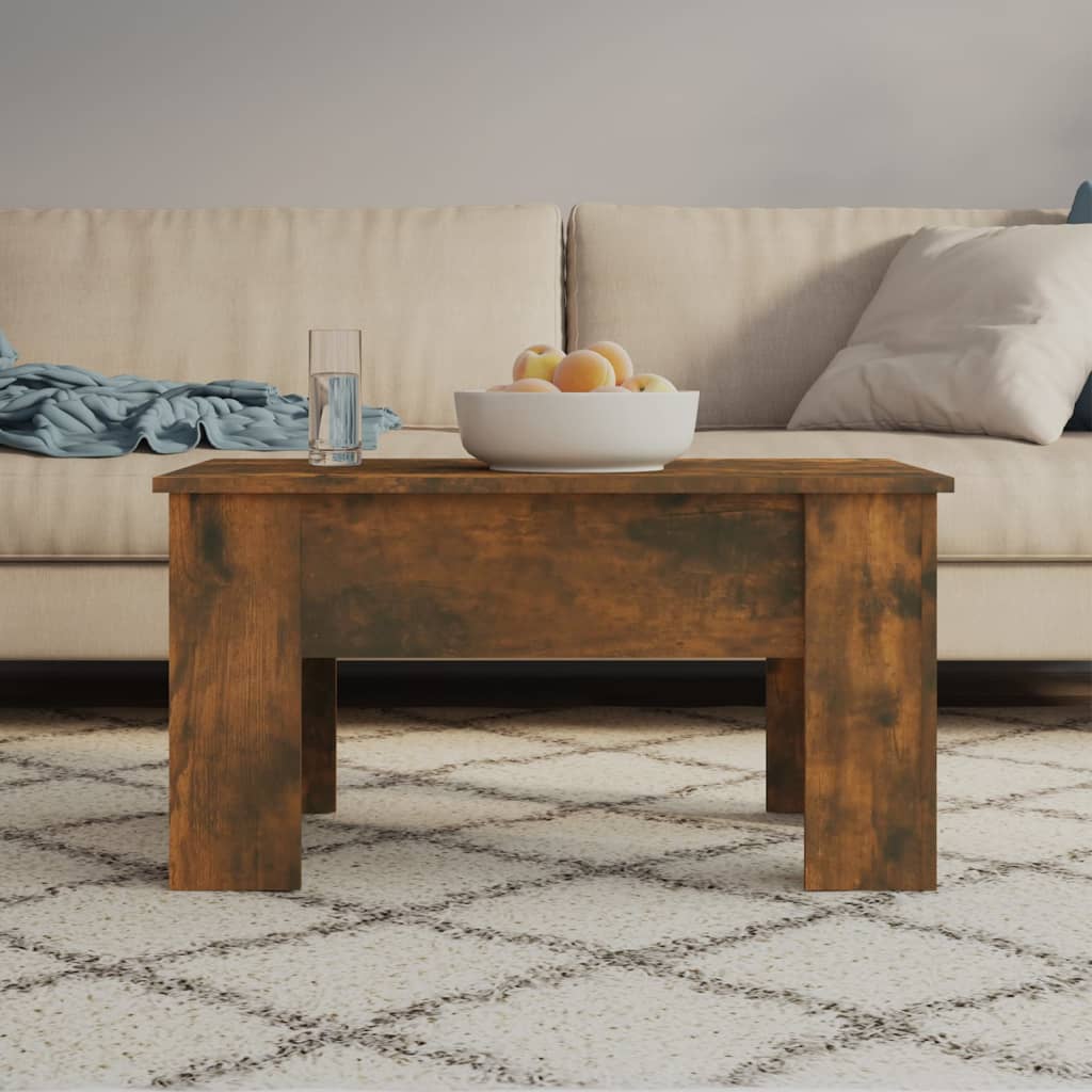 Salontafel 101X49X52 Cm Bewerkt Hout