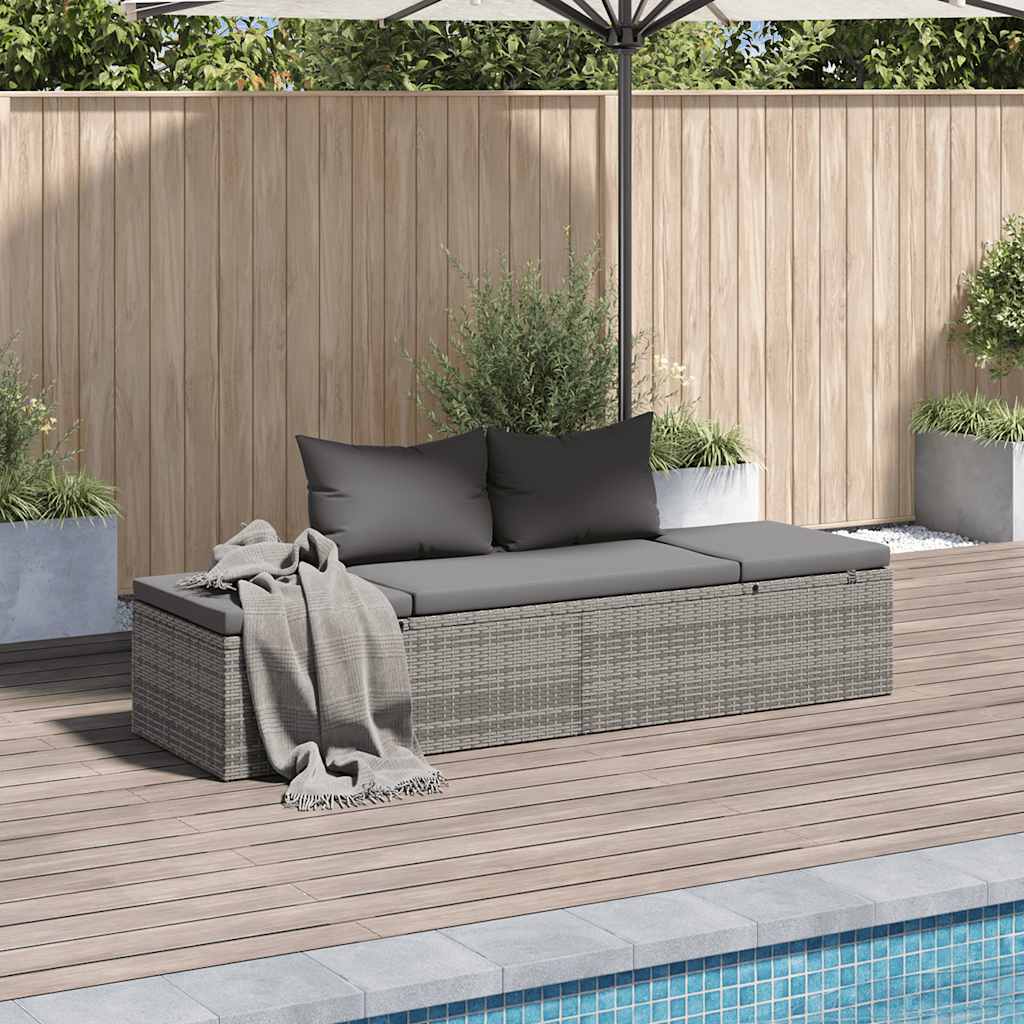 Tuinbed 195X60 Cm Poly Rattan