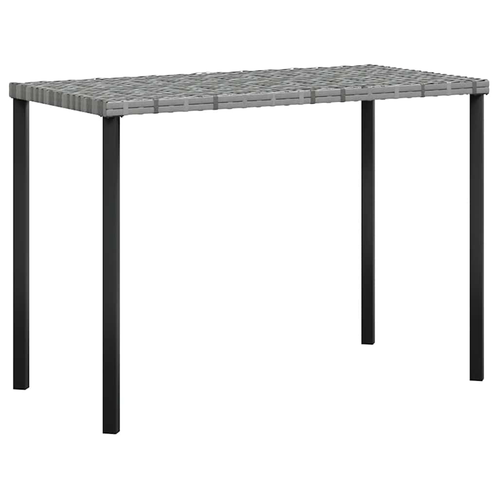 Loungeset Met Kussens L-Vormig Poly Rattan