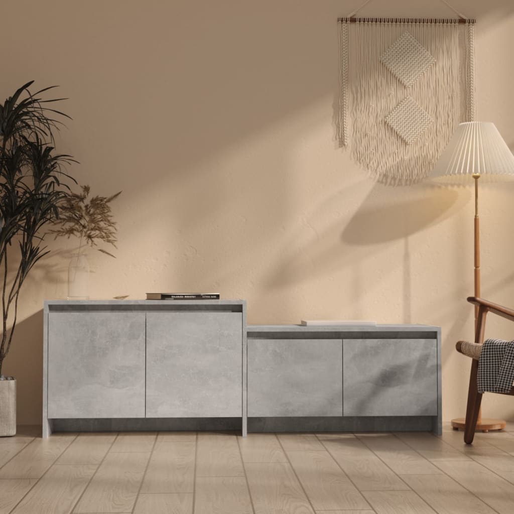 Tv-Meubel 146,5X35X50 Cm Bewerkt Hout Kleurig