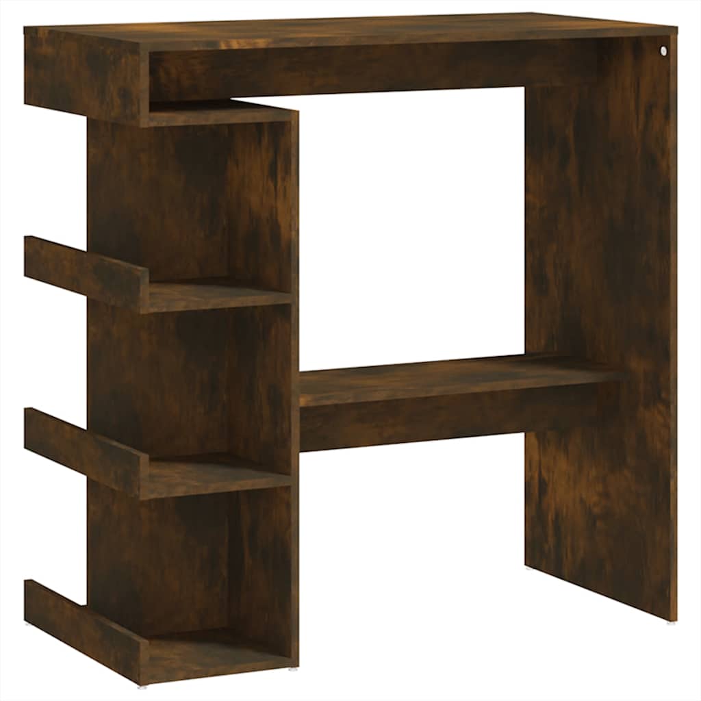 Bartafel Met Opbergrek 100X50X101,5 Cm Hout