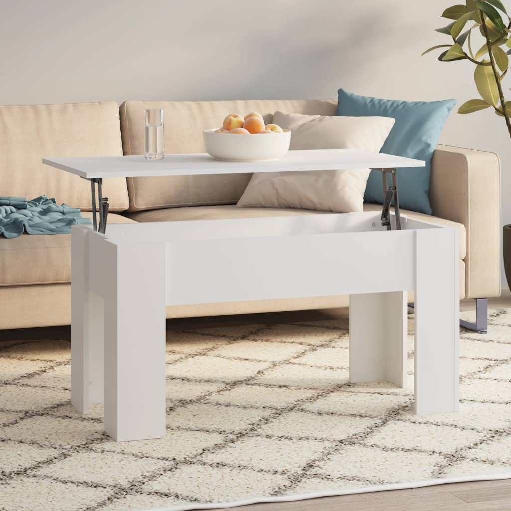 Salontafel 101X49X52 Cm Bewerkt Hout