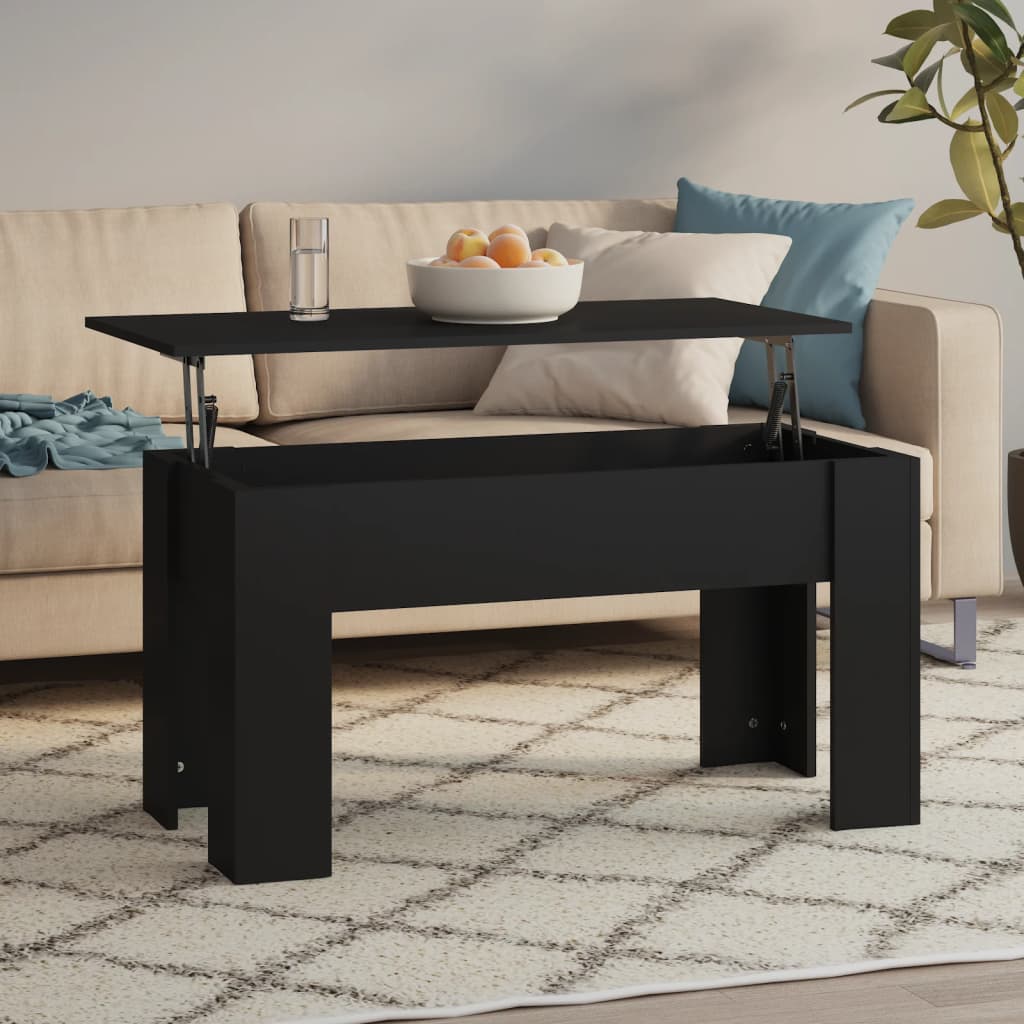 Salontafel 101X49X52 Cm Bewerkt Hout