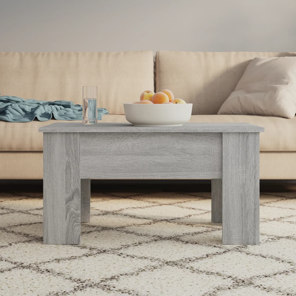 Salontafel 101X49X52 Cm Bewerkt Hout