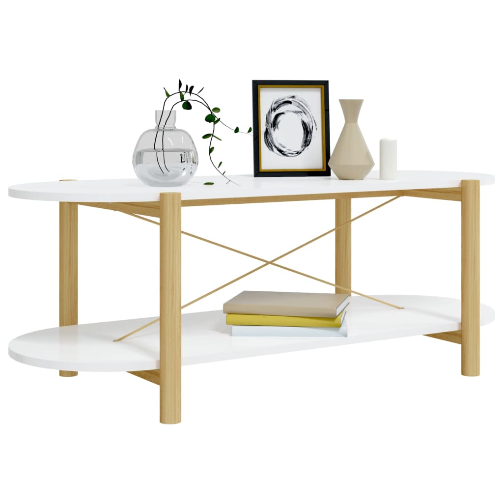 Salontafel 110X48X40 Cm Bewerkt Hout
