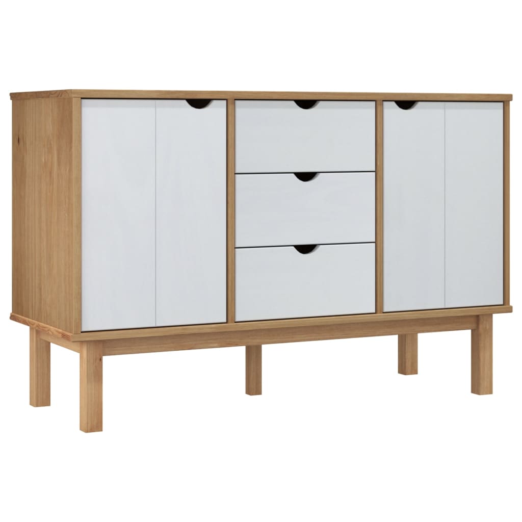 Dressoir Otta 113,5X43X73 Cm Massief Grenenhout
