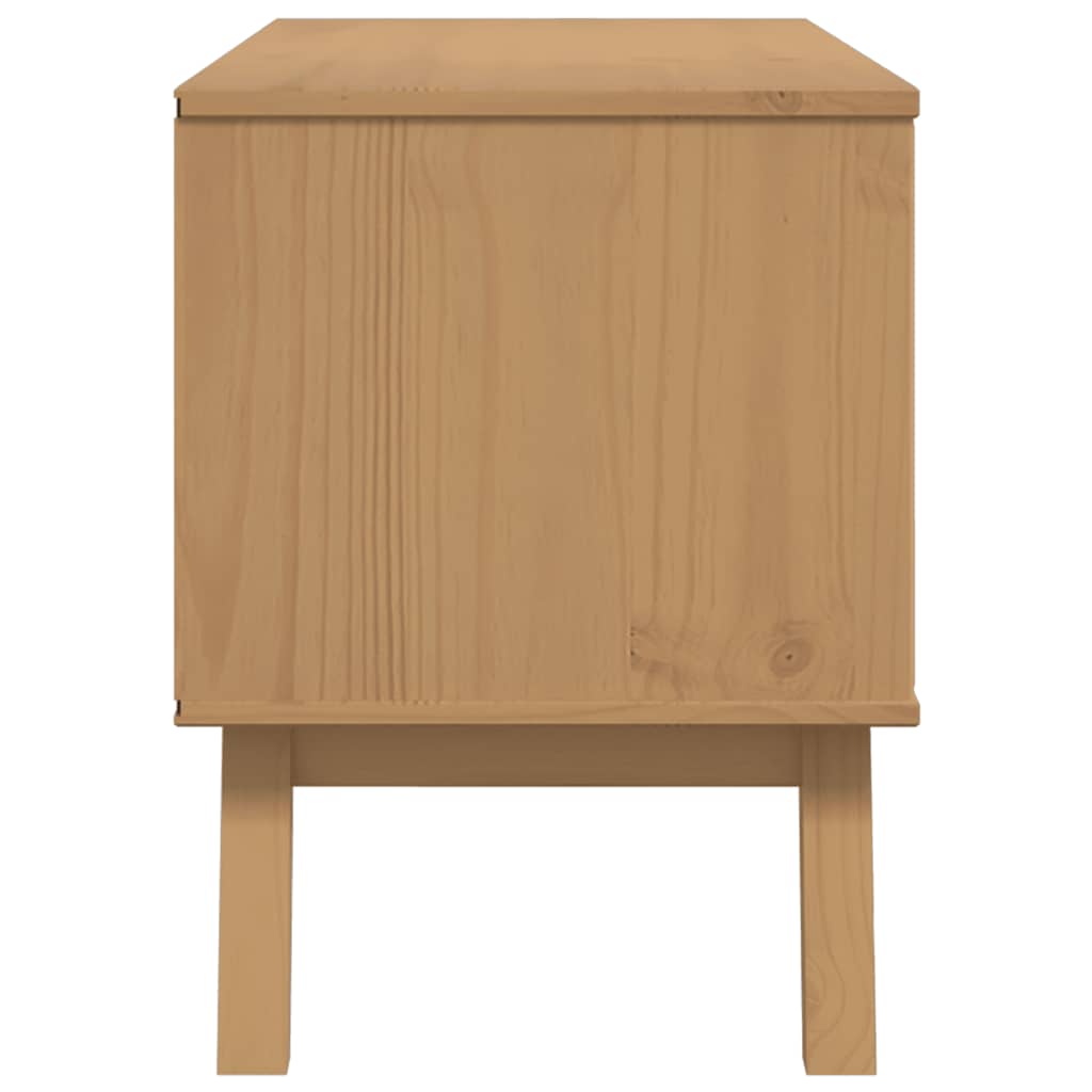 Tv-Meubel Olden 114X43X57 Cm Massief Grenenhout