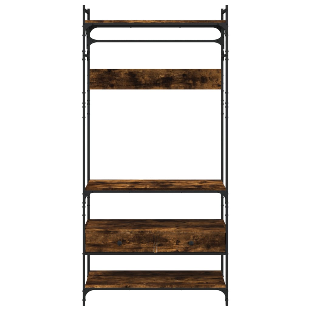 Kledingkast Met Lades 89X39X184,5 Cm Bewerkt Hout