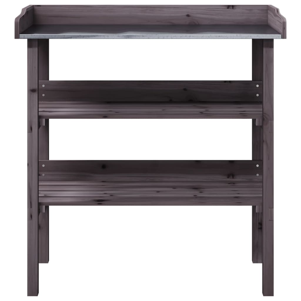 Plantentafel Met Schappen 78X38X82,5 Cm Vurenhout