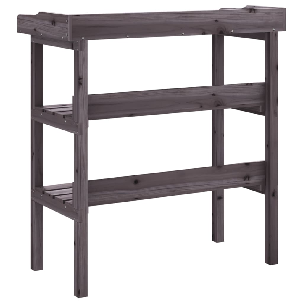 Plantentafel Met Schappen 78X38X82,5 Cm Vurenhout