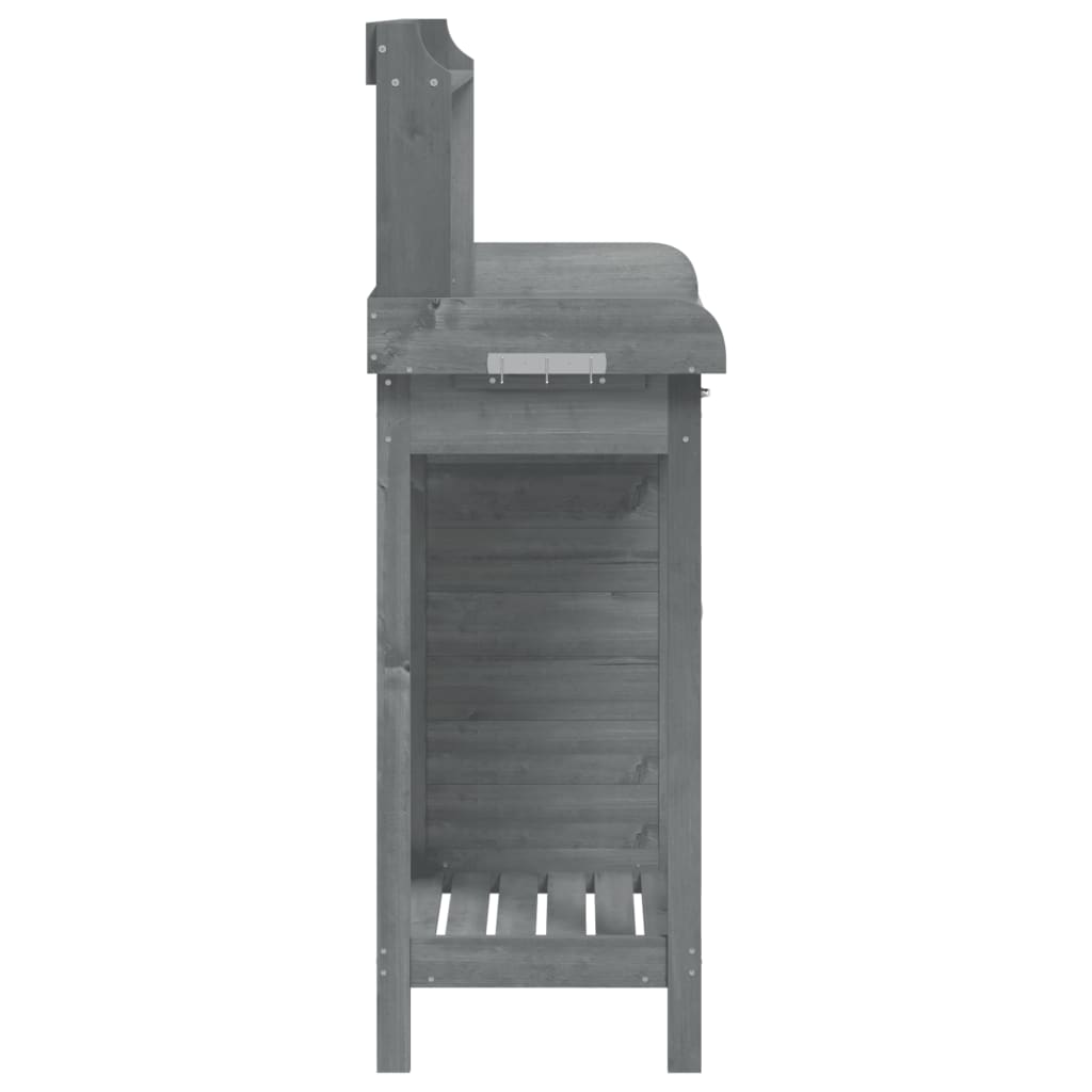 Oppottafel Met Kast 110,5X45X124,5 Cm Massief Vurenhout