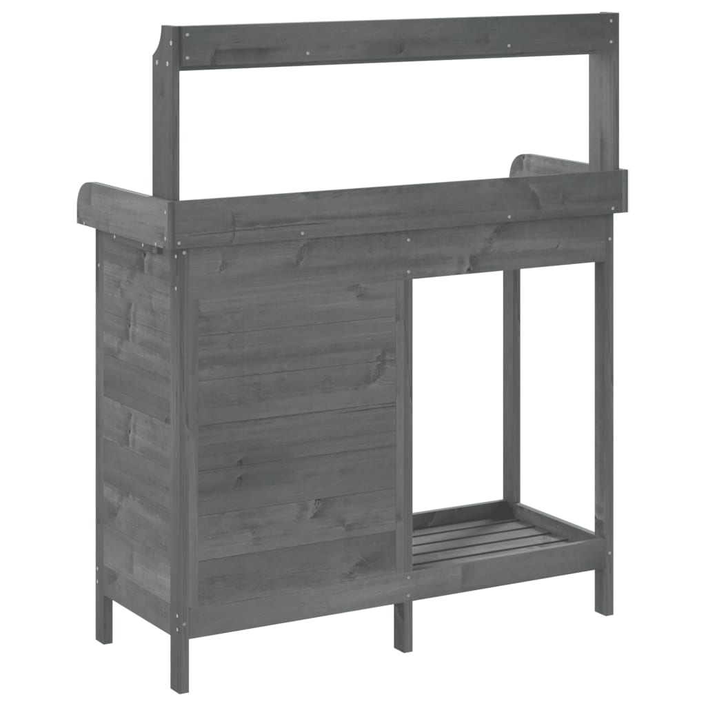 Oppottafel Met Kast 110,5X45X124,5 Cm Massief Vurenhout