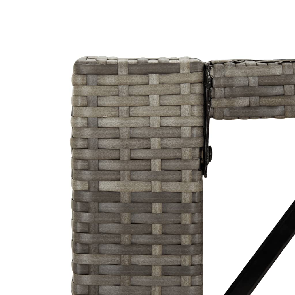 7-Delige Tuinbarset Met Kussens Poly Rattan