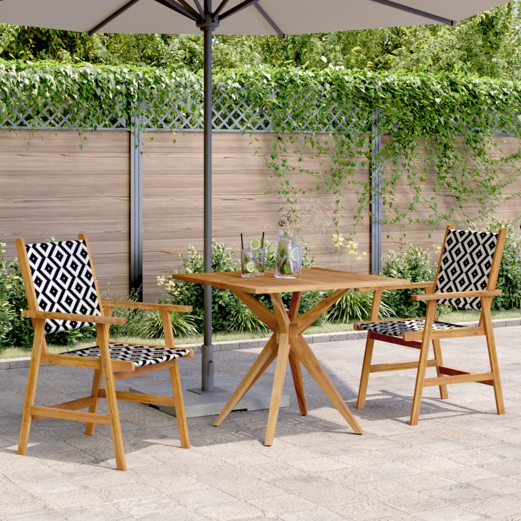 3-Delige Tuinset Massief Acaciahout