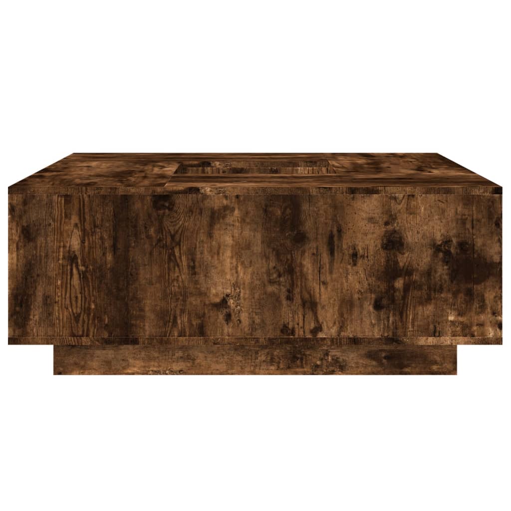 Salontafel 100X100X40 Cm Bewerkt Hout Kleurig