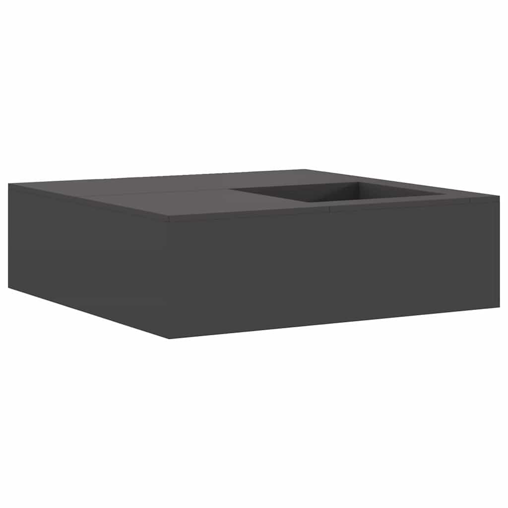 Vuurkorf Zwart 100 X 100 X 30 Cm Staal