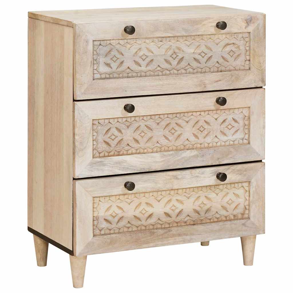 Dressoir 3 Pcs 180 X 33,5 X 75 Cm Massief Mangohout