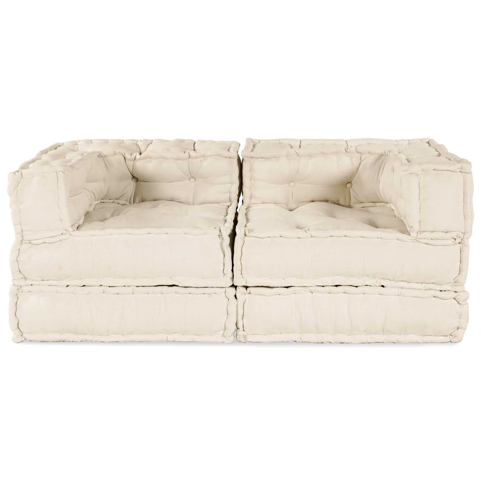 Modulair Sofabet 3 Pcs 140 X 70 X 36 Cm Stof