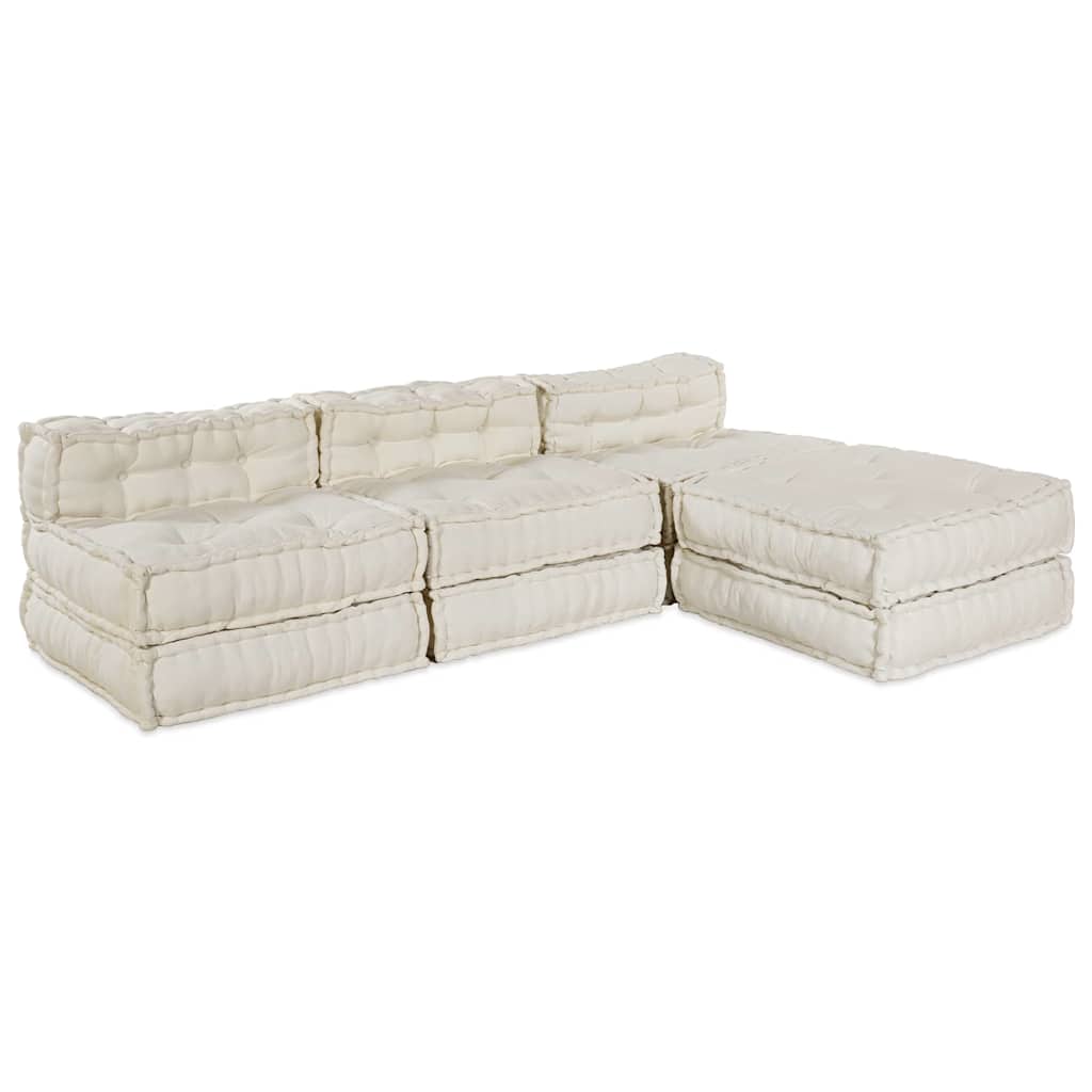 Modulair Sofabet 3 Pcs 140 X 70 X 36 Cm Stof