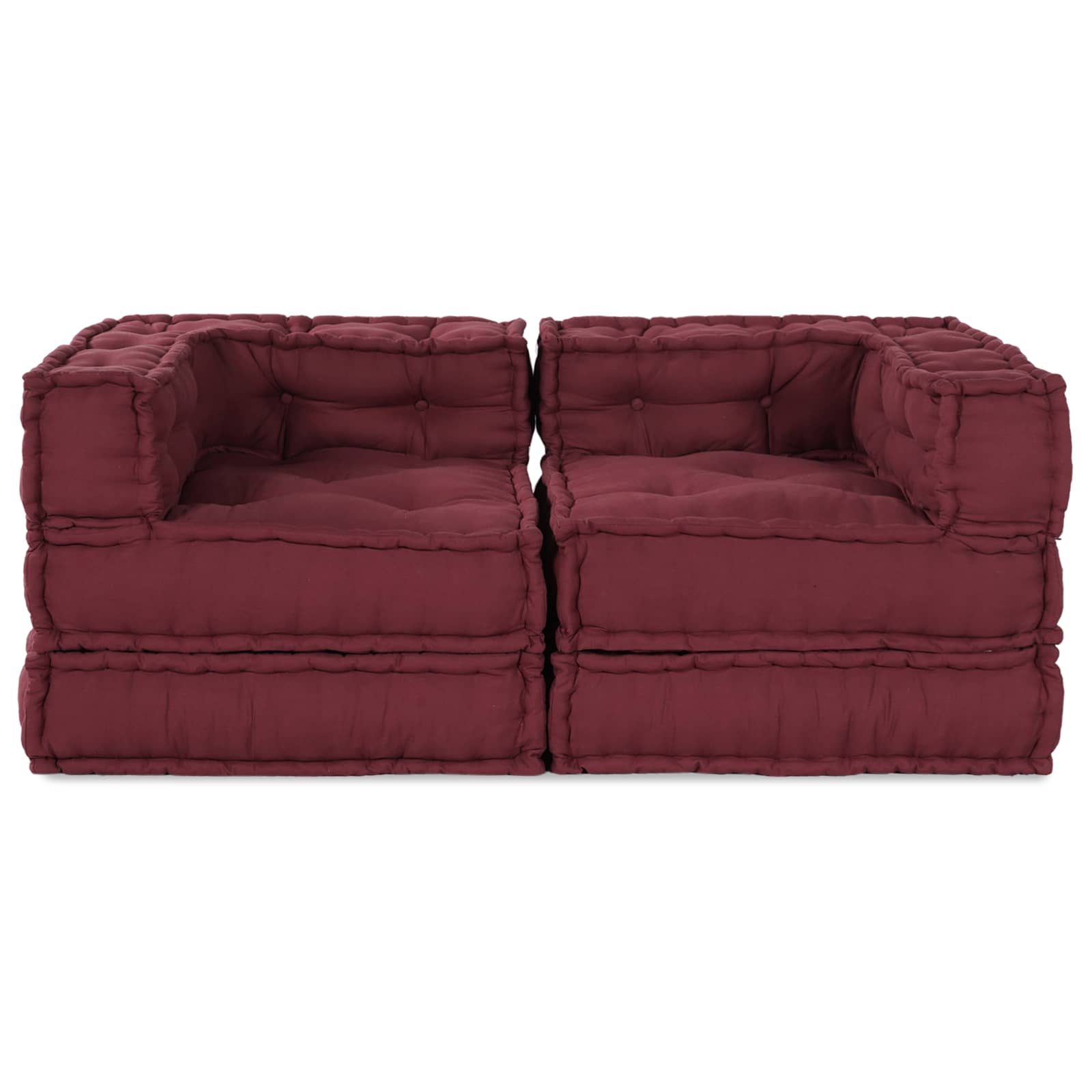 Modulair Sofabet 3 Pcs 140 X 70 X 36 Cm Stof