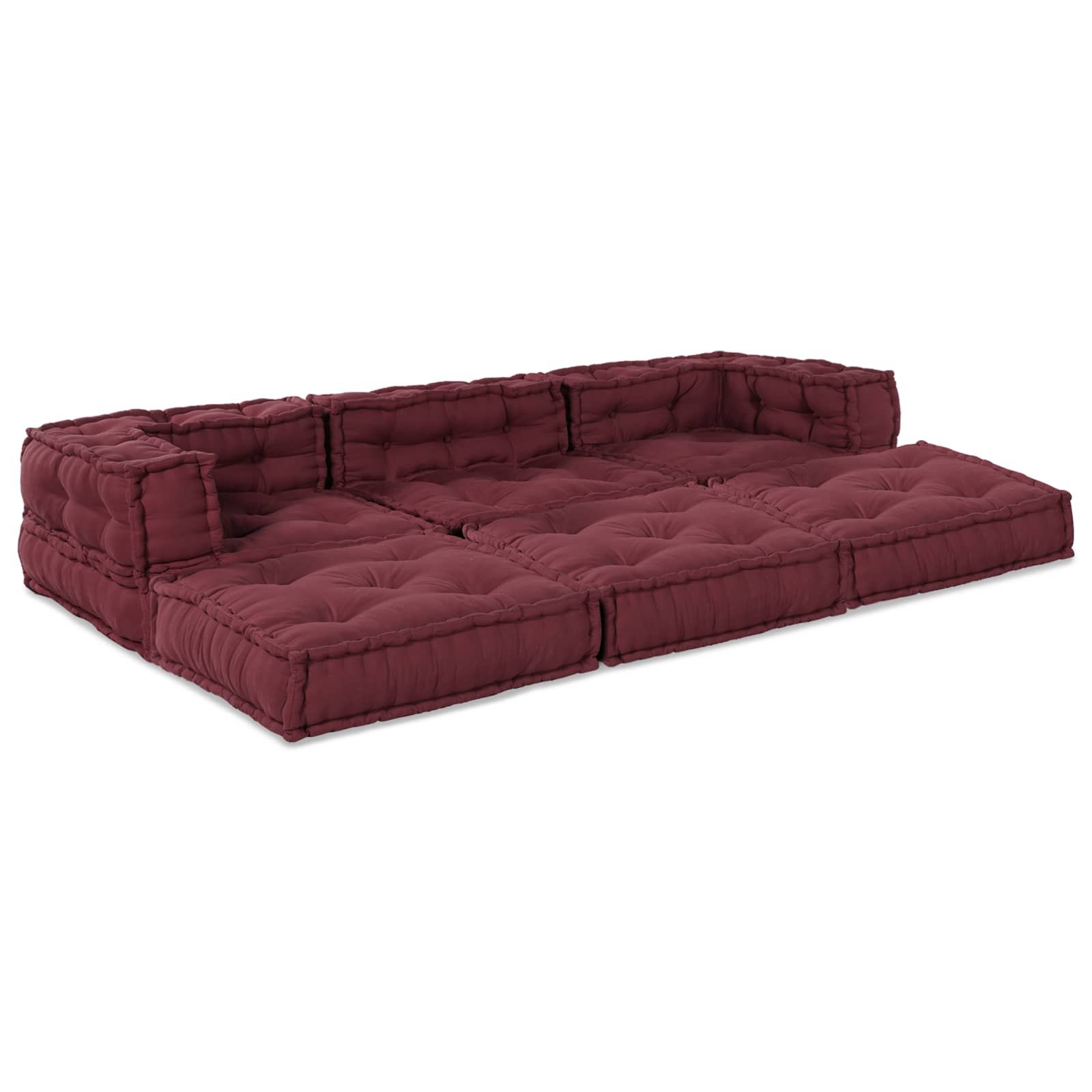 Modulair Sofabet 3 Pcs 140 X 70 X 36 Cm Stof