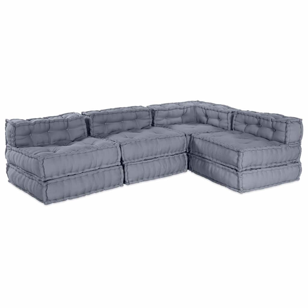 Modulair Sofabet 3 Pcs 140 X 70 X 36 Cm Stof