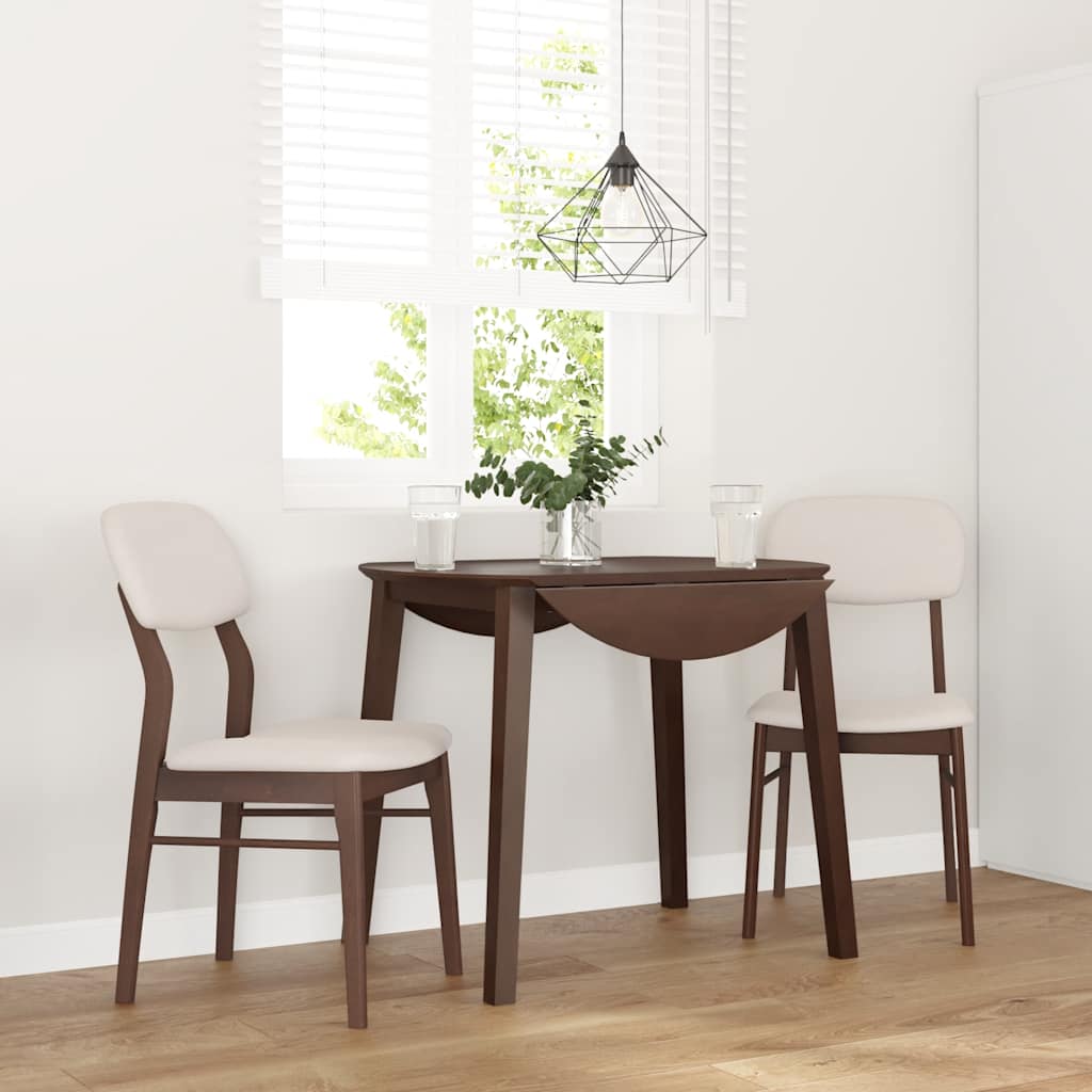 Eetkamerstoelen Met Kussens Massief Hout Rubber