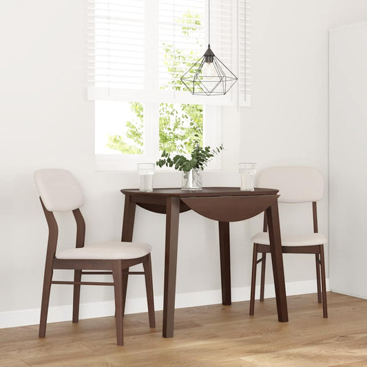 Eetkamerstoelen Met Kussens Massief Hout Rubber
