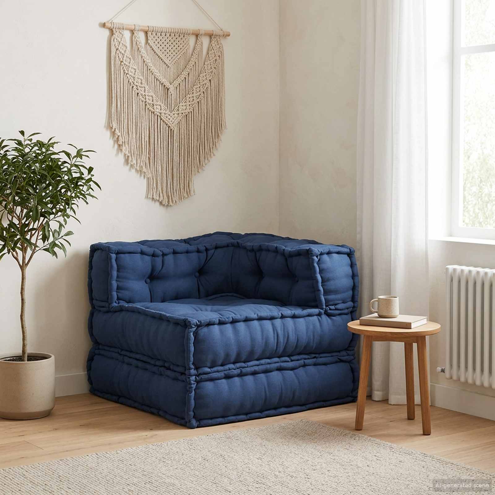 Modulair Sofabet 3 Pcs 140 X 70 X 36 Cm Stof