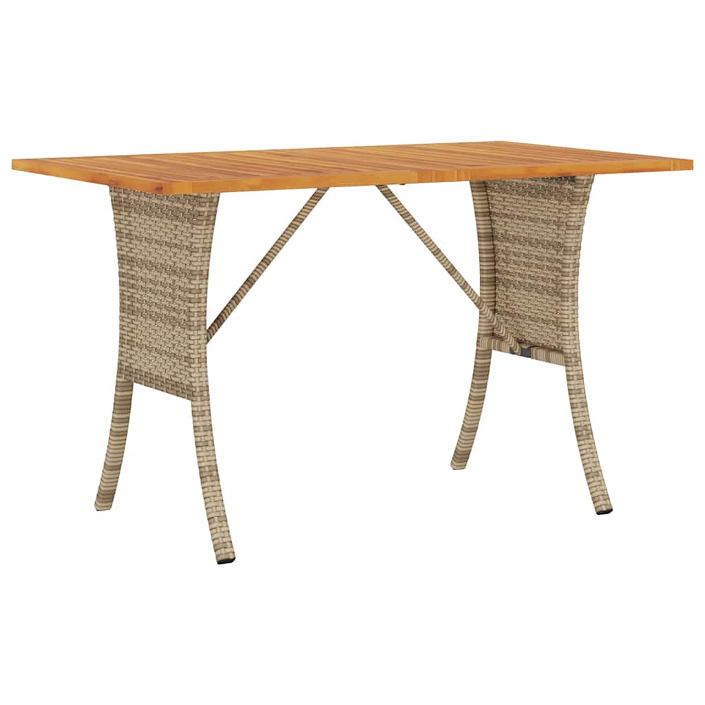 Tuinbank 3-Zits Met Kussens & Tafel Poly Rattan