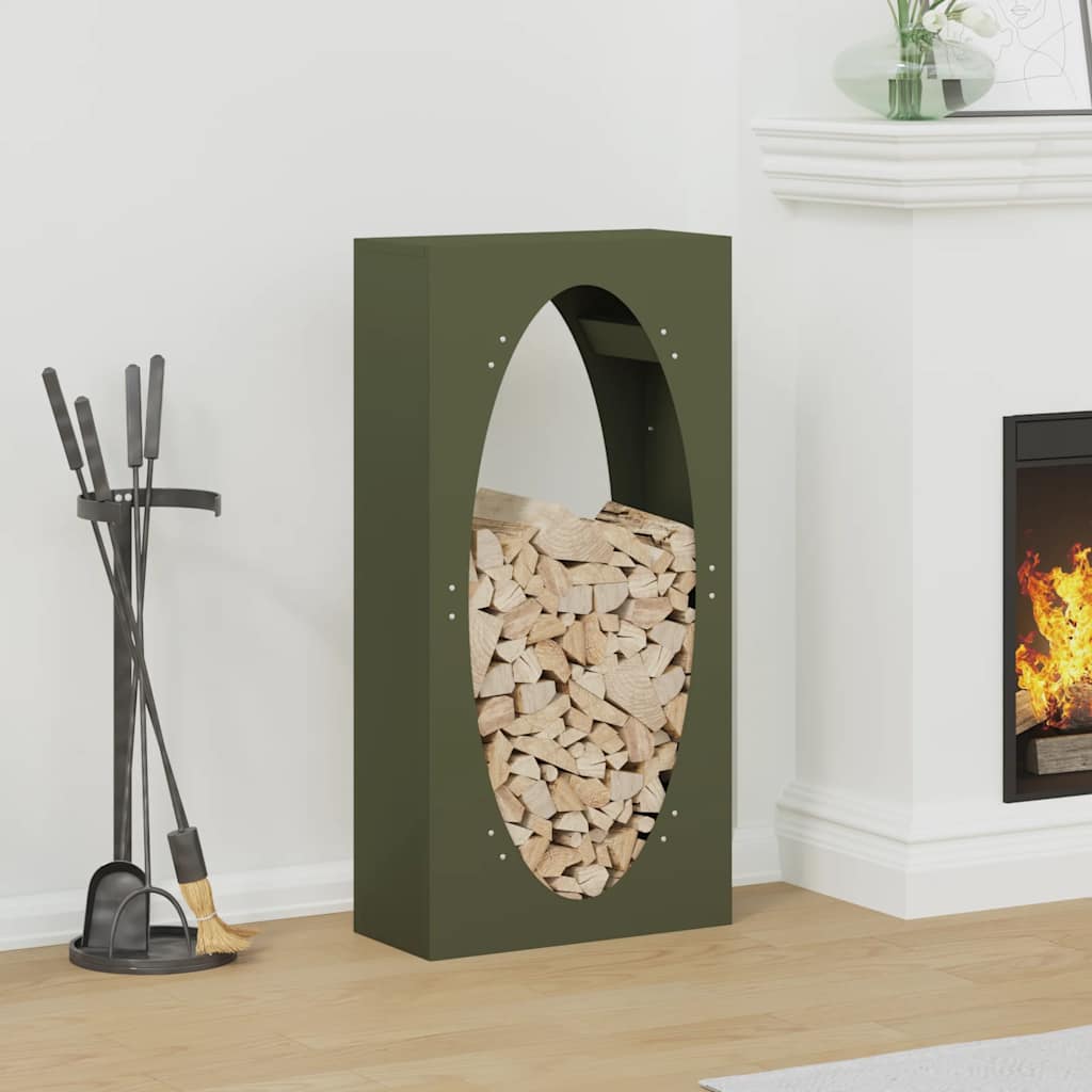 Brandhoutrek 50X23X100 Cm Koudgewalst Staal Kleurig