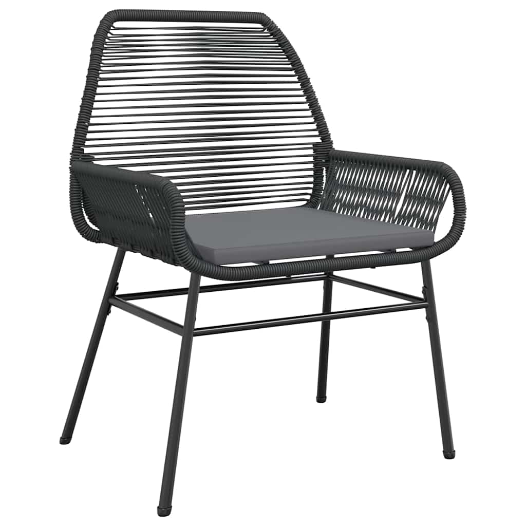 9-Delige Tuinset Met Kussens Poly Rattan Glas