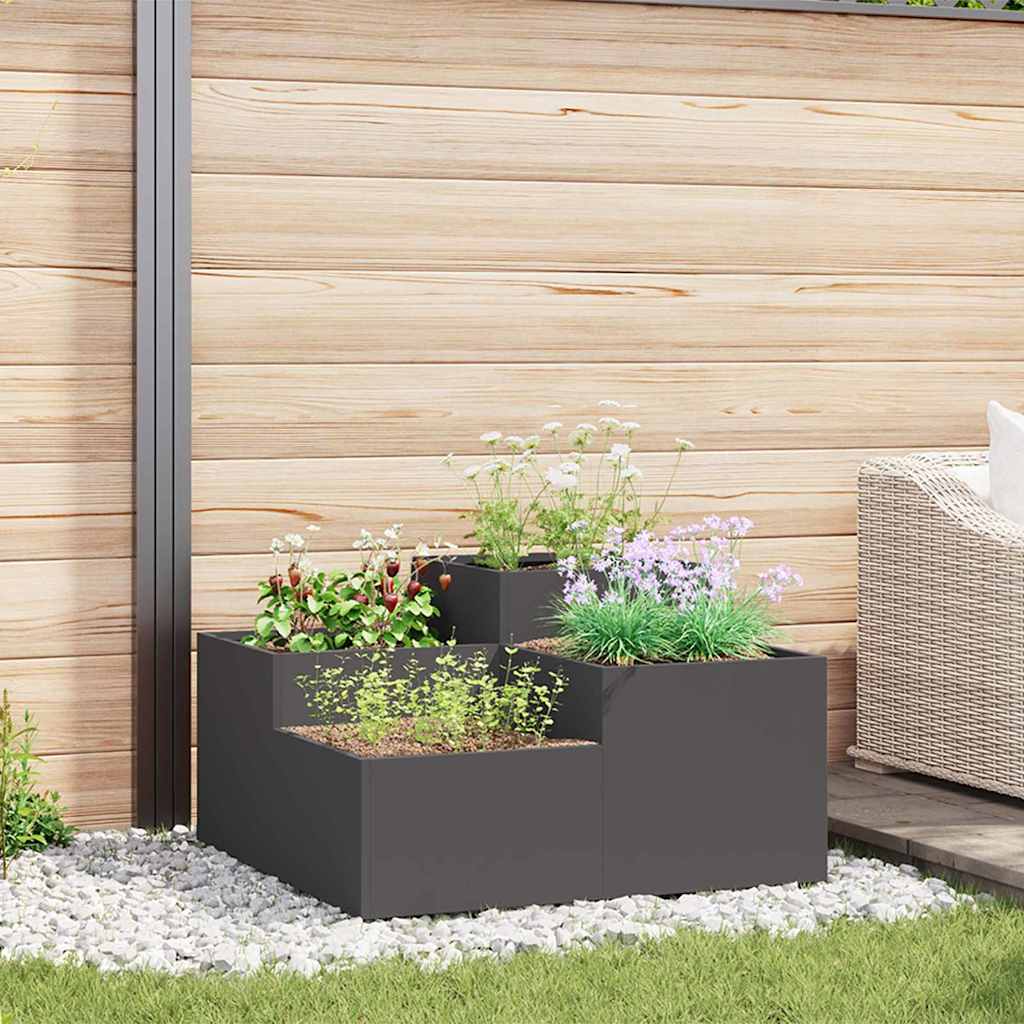 Tuin Bloempot Zilver
