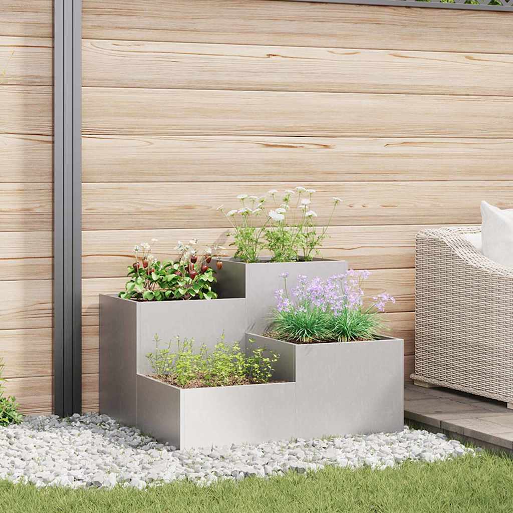 Tuin Bloempot Zilver