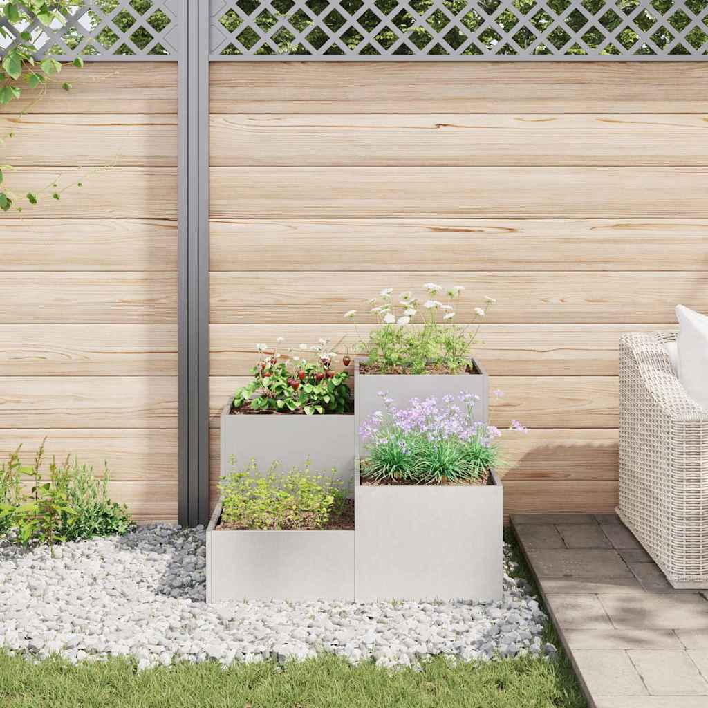 Tuin Bloempot Zilver