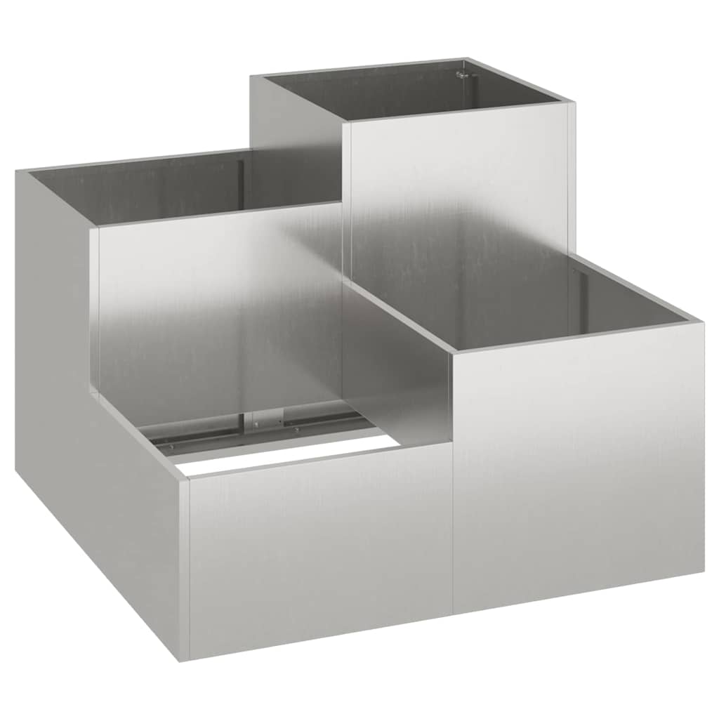 Tuin Bloempot Zilver