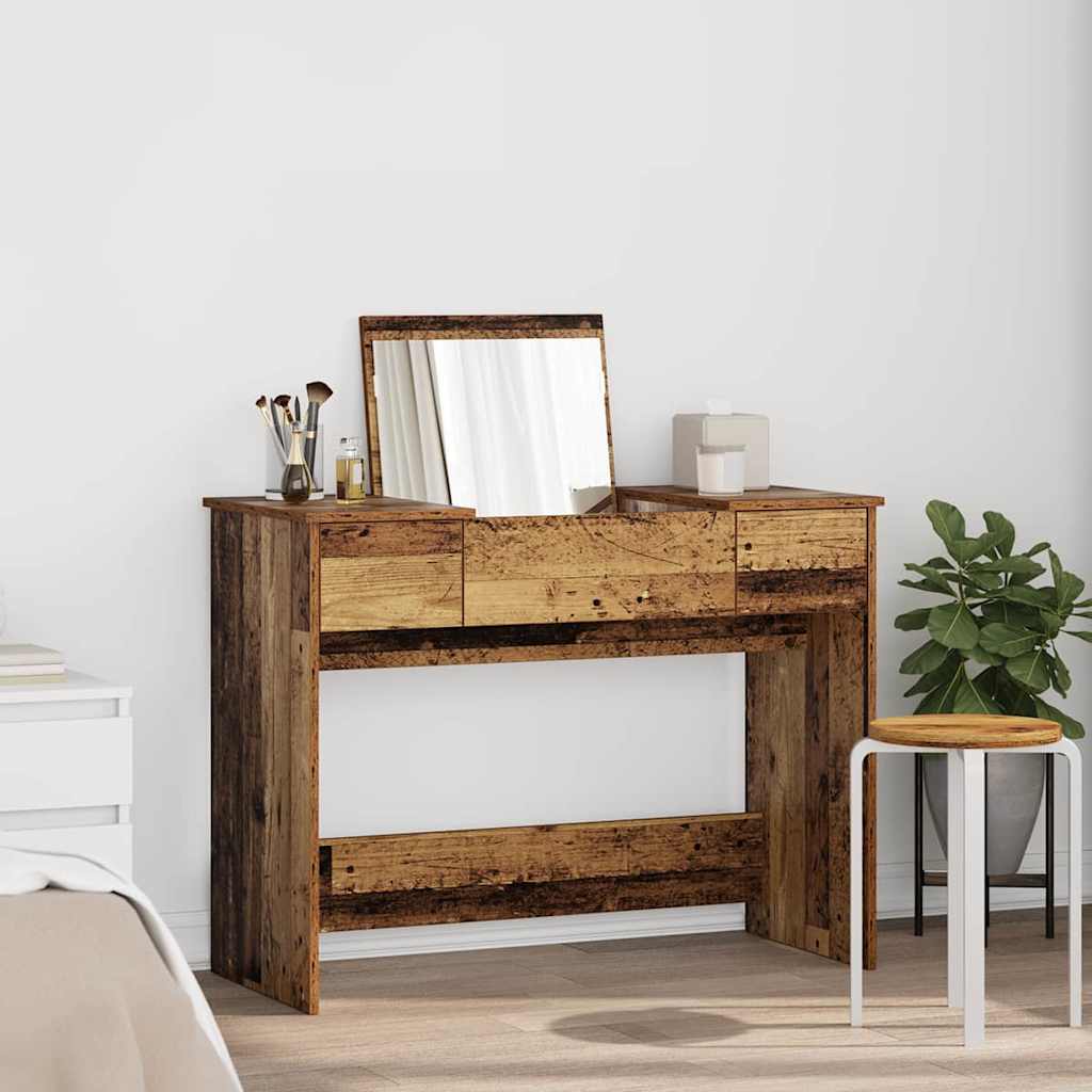 Kaptafel Met Spiegel 100X45X76 Cm