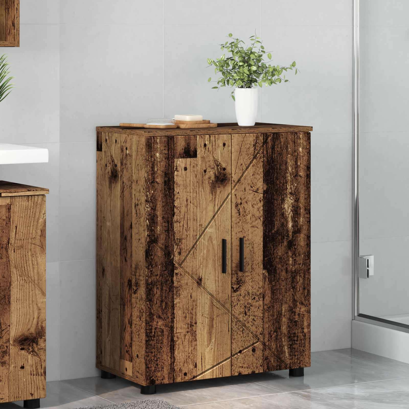 Badkamer Kast Met Opslag 60 X 35 X 80 Cm