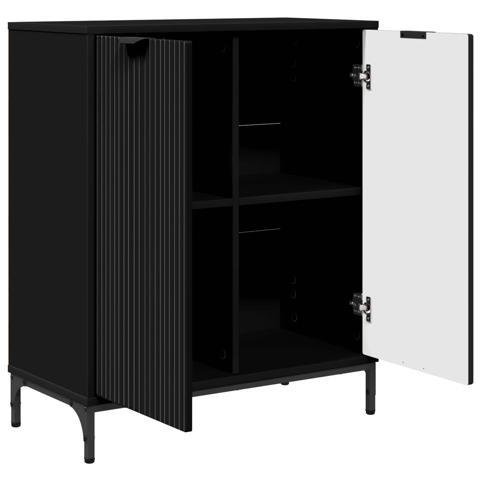 Dressoir 69,5 X 33 X 82 Cm Bewerkt Hout