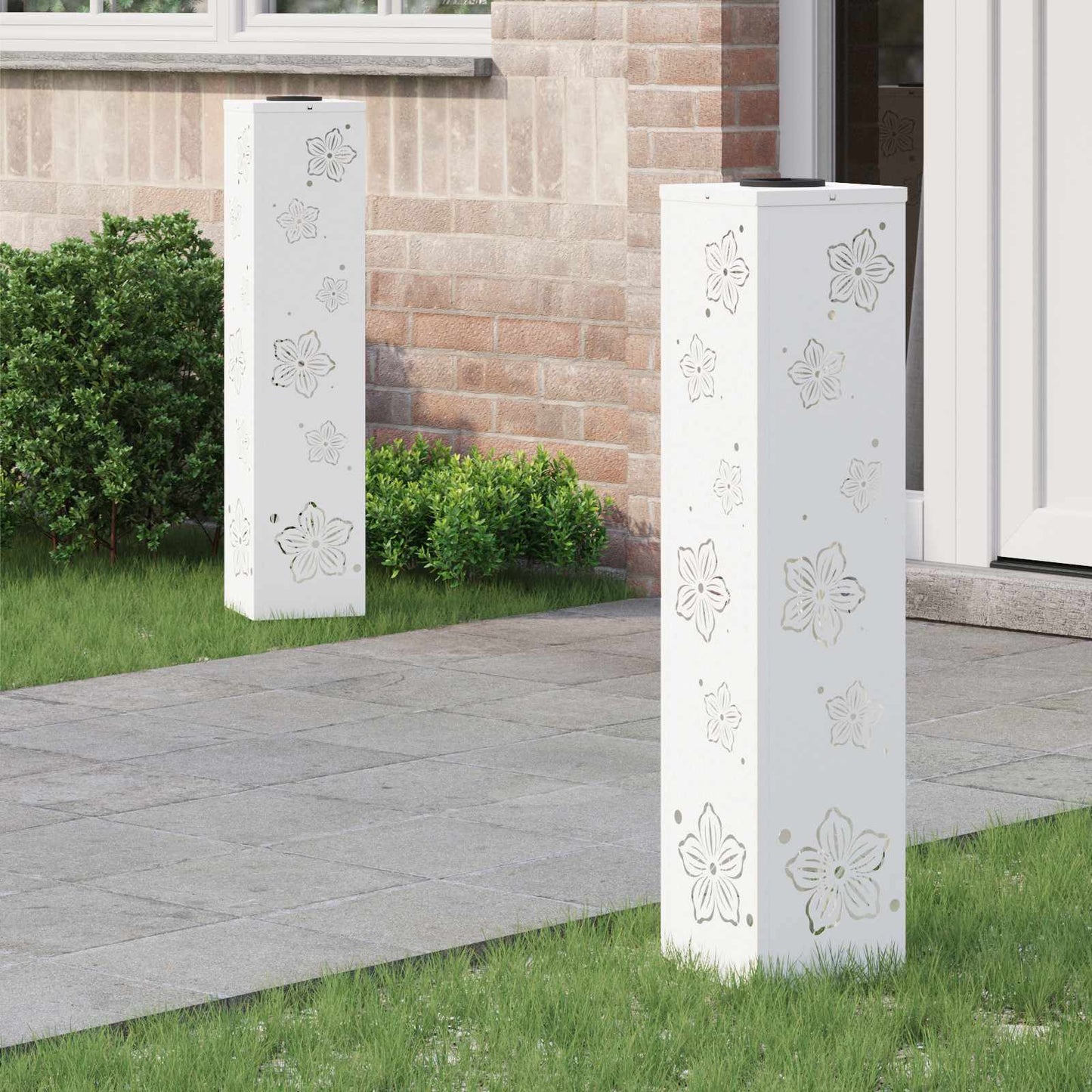 Solar Led Pad Licht 2 Pcs Koudgewalst Staal