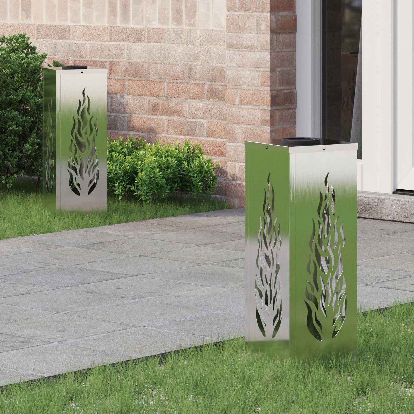 Solar Led Pad Licht 2 Pcs Koudgewalst Staal