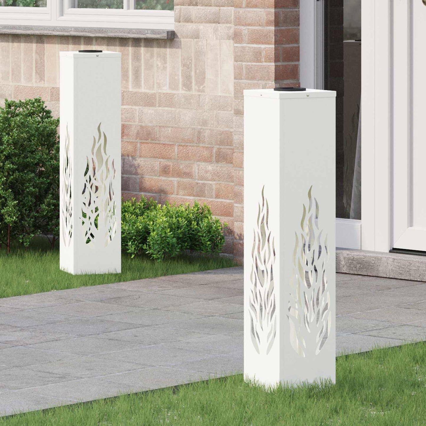 Solar Led Pad Licht 2 Pcs Koudgewalst Staal