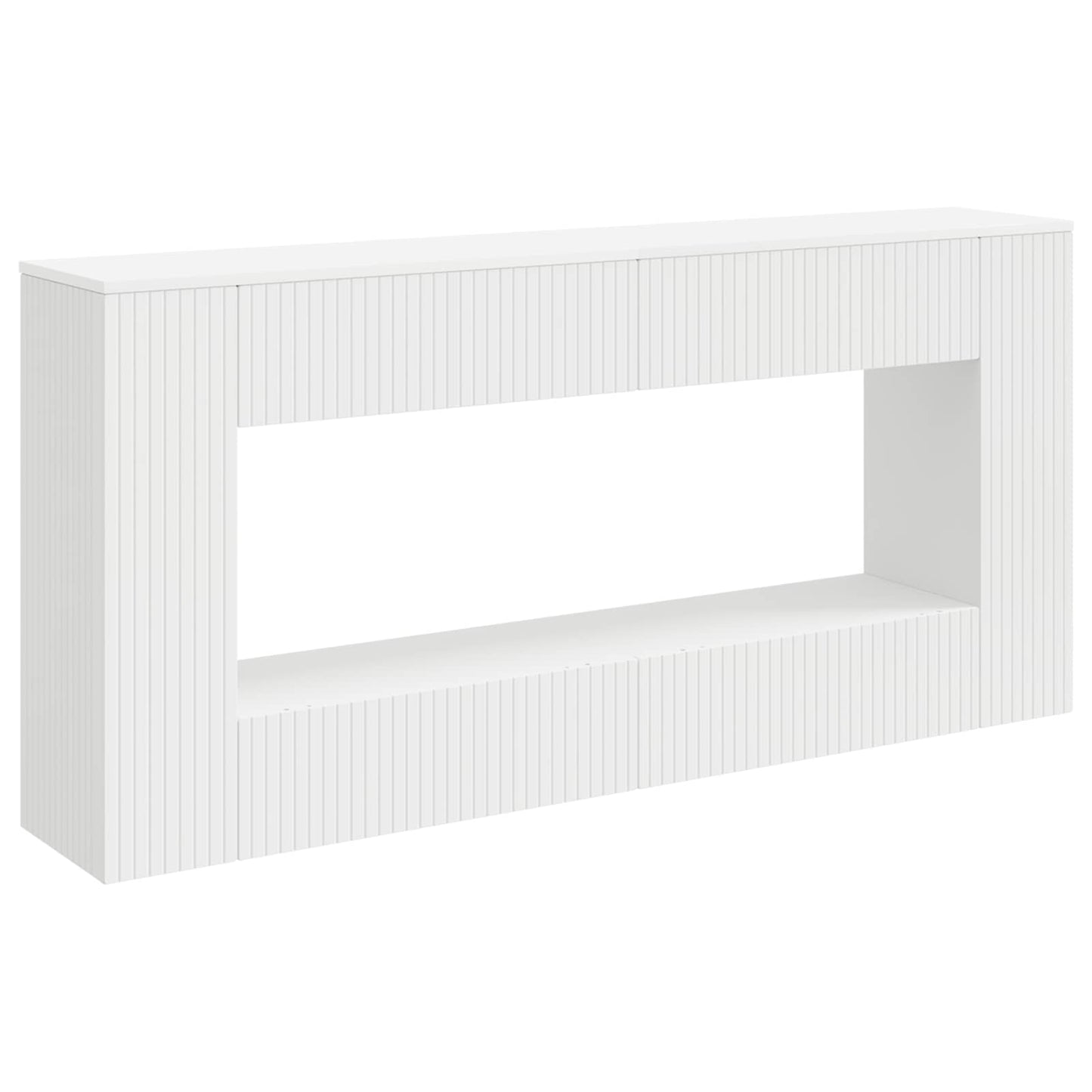 Wandtafel Gestreept Geconstrueerd Hout