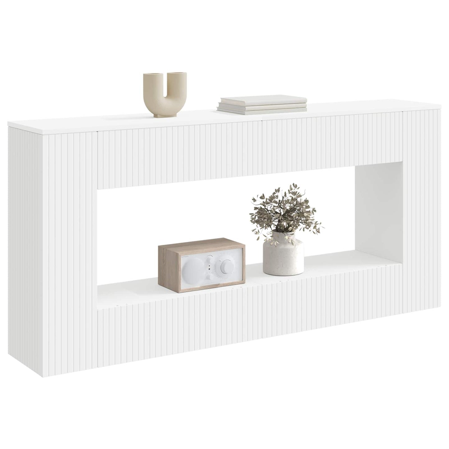 Wandtafel Gestreept Geconstrueerd Hout