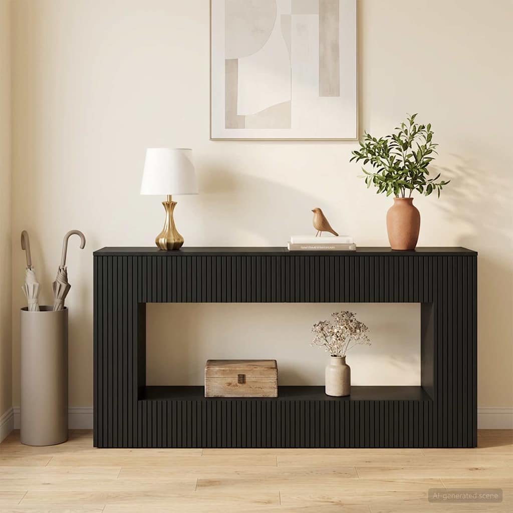 Wandtafel Gestreept Geconstrueerd Hout
