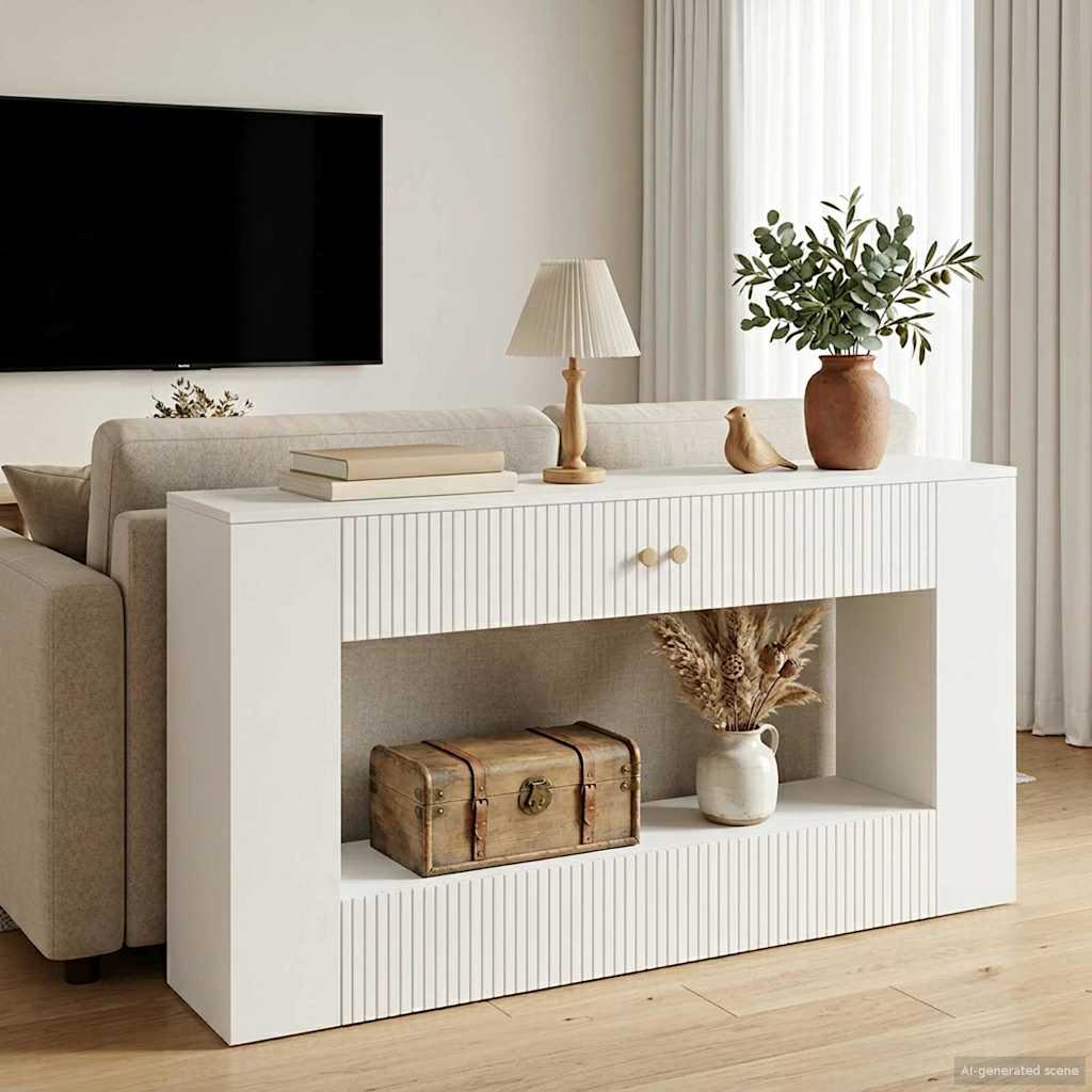 Wandtafel Gestreept Geconstrueerd Hout